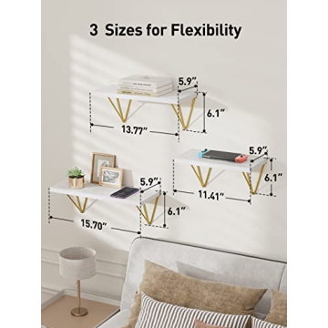 AMADA Floating Shelves - Stylish Wall Decor for Any Room