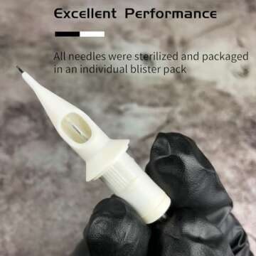 BIGWASP 3RS Tattoo Needle Cartridges - 20Pcs #12 Shader