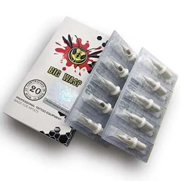 BIGWASP 3RS Tattoo Needle Cartridges - 20Pcs #12 Shader