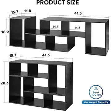 DEVAISE 3-in-1 TV Stand Up to 75 Inch Modern Entertainment Center