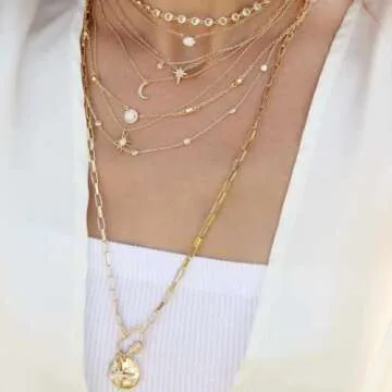 Ettika Charm Necklace - Customizable 18k Gold Plated Jewelry