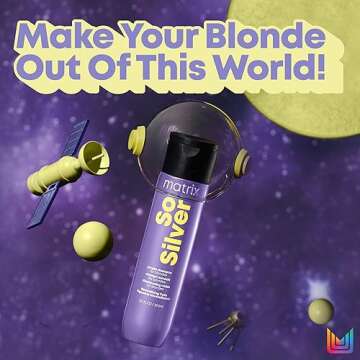 Matrix So Silver Purple Shampoo, Conditioner & Miracle Creator Gift Set | Neutralizes Yellow Tones & Nourishes | For Blonde, Grey & Platinum Hair | Color Treated Hair | Packaging May Vary |Holiday Kit