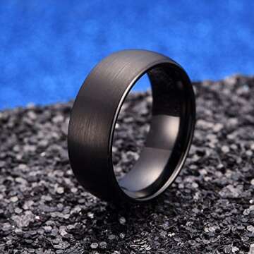 King Will Tungsten Carbide Ring for Men Women Engagement Band