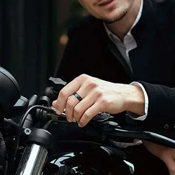 King Will Tungsten Carbide Ring for Men Women Engagement Band