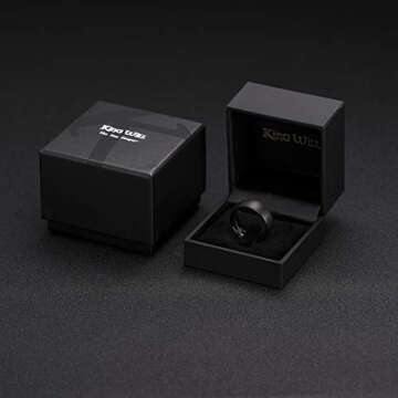 King Will Tungsten Carbide Ring for Men Women Engagement Band