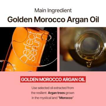 Mise En Scene Perfect Super Rich Serum with Argan Oils - Hair Essence for High Nutrition Intensive Care, Korean Hair Oil, 2.70 fl. Oz