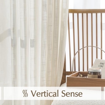 Luxurious Linen Semi Sheer Curtains for Farmhouse Style