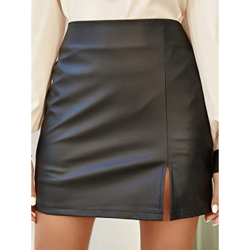 WDIRARA Women's Summer Mini Workwear Skirt Comfortable Style