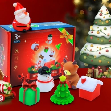 VIBOYLAR Christmas Bath Toys for Toddlers - Light-Up Fun