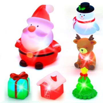 VIBOYLAR Christmas Bath Toys for Toddlers - Light-Up Fun