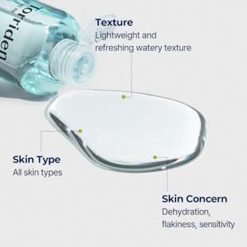 Torriden Dive in Toner 300ml (10.14 fl. oz.) | pH Balancing Facial Toning Water for Dry Skin | Hyaluronic Acid, Panthenol, Allantoin