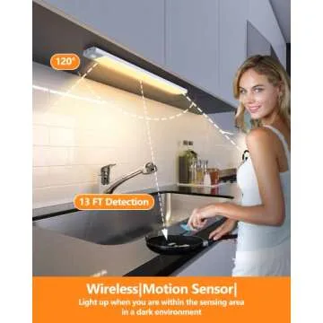 PRIORARE Motion Sensor Closet Light for Efficient Illumination