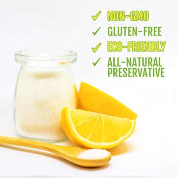 Roots Circle All-Natural Citric Acid | 2 Pack - 3.75 Pounds | Kosher for Passover | Food-Grade Flavo...