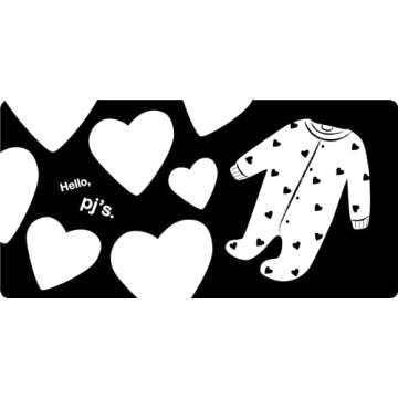 Hello, Bedtime: A High-Contrast Board Book for Babies, Perfect for a Shower Gift (High-Contrast Book...