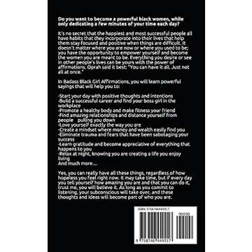 365 Badass Black Girl Affirmations: Positive Thoughts To Create Success, Wealth, and Higher Self-Est...