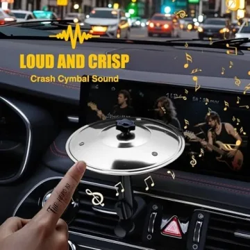 Car Cymbal Air Vent for Music Lovers - Fun Accessory