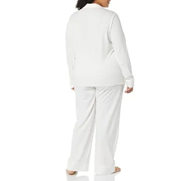 Cozy Cotton Modal Pajama Set for Women in White
