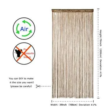 YaoYue Eco-Friendly Beaded Curtain for Stylish Room Division