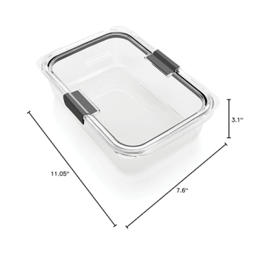 Rubbermaid Brilliance Food Storage Containers - Airtight & Durable