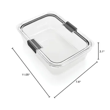 Rubbermaid Brilliance Food Storage Containers - Airtight & Durable