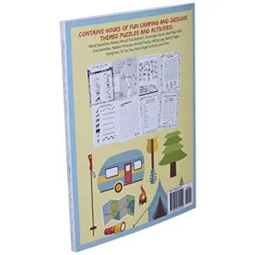 Camping Activity and Puzzle Book For Kids: Fun Camp Themed Word Searches, Scavenger Hunts, Question Game, Mazes, Map Skills, Hidden Pictures and Much More! Awesome Fun for Boys and Girls