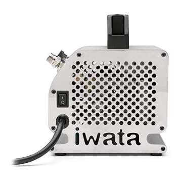 Iwata-Medea Studio Series Silver Jet Single Piston Air Compressor