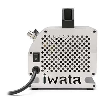 Iwata-Medea Studio Series Silver Jet Single Piston Air Compressor