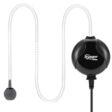 hygger Quiet Mini Air Pump 1.5 Watt for Small Fish Tanks