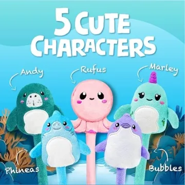 BUNMO Cute Gel Pens with Adorable Designs and Refills