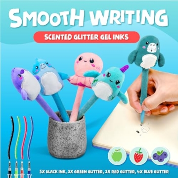BUNMO Cute Gel Pens with Adorable Designs and Refills