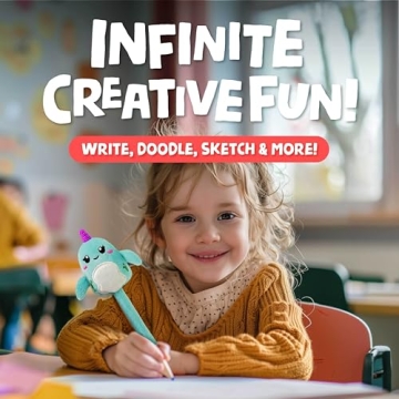 BUNMO Cute Gel Pens with Adorable Designs and Refills