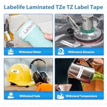 Labelife 24mm Brother Ptouch Label Tape - 3 Pack