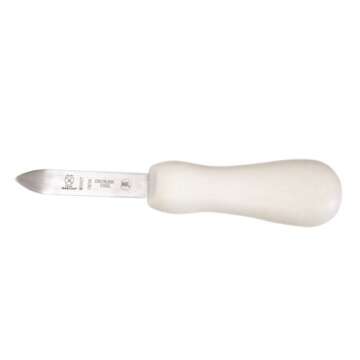 Mercer Culinary Oyster Knife with Poly Handle, 2-3/4 Inch, White