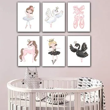 Ballet Unicorn Canvas Prints for Kids' Rooms