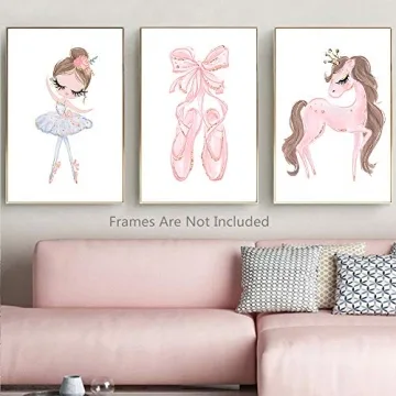 Ballet Unicorn Canvas Prints for Kids' Rooms
