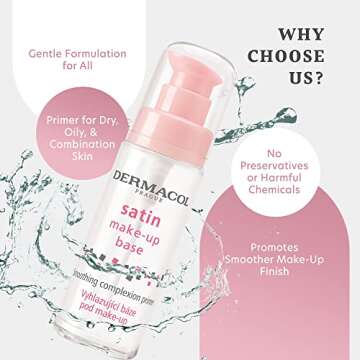 Dermacol Satin Makeup Base Primer for Flawless Skin