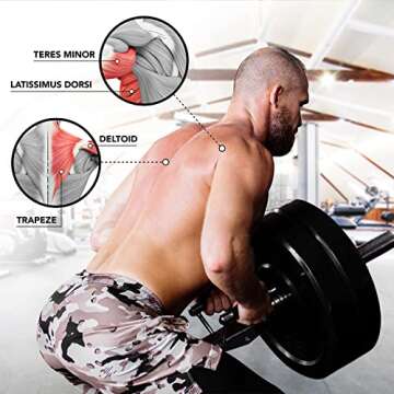 Yes4All T-Bar Row Plate Post Insert Landmine – Fit 2” Olympic Bars – Full 360° Swivel & Easy to Install (Black)