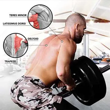 Yes4All T-Bar Row Plate Post Insert Landmine – Fit 2” Olympic Bars – Full 360° Swivel & Easy to Install (Black)