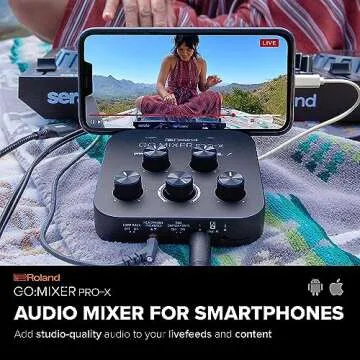 Roland GO:MIXER PRO-X | Professional Audio Mixer for Smartphones