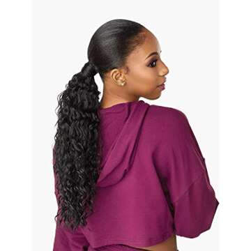 Sensationnel Instant Updown Half Wig & Ponytail 4 in 1