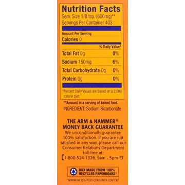 Arm & Hammer Baking Soda 8 oz for Cleaning & Cooking