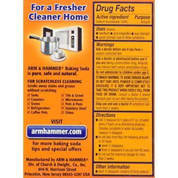 Arm & Hammer Baking Soda 8 oz for Cleaning & Cooking