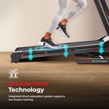 Sunny Health & Fitness Smart Treadmill with Incline
