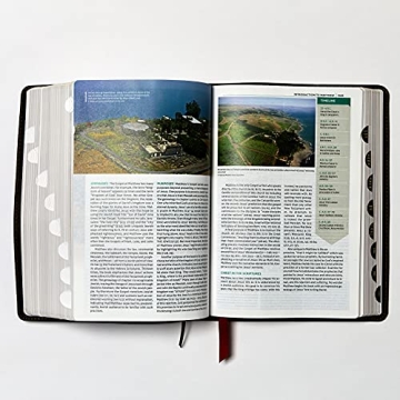 NKJV Study Bible, Leathersoft, Black, Full-Color, Thumb Indexed, Comfort Print: The Complete Resource for Studying God’s Word