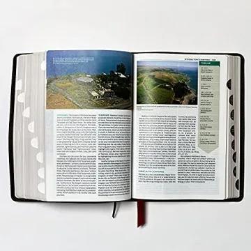 NKJV Study Bible, Leathersoft, Black, Full-Color, Thumb Indexed, Comfort Print: The Complete Resource for Studying God’s Word