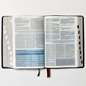 NKJV Study Bible, Leathersoft, Black, Full-Color, Thumb Indexed, Comfort Print: The Complete Resource for Studying God’s Word