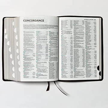 NKJV Study Bible, Leathersoft, Black, Full-Color, Thumb Indexed, Comfort Print: The Complete Resource for Studying God’s Word