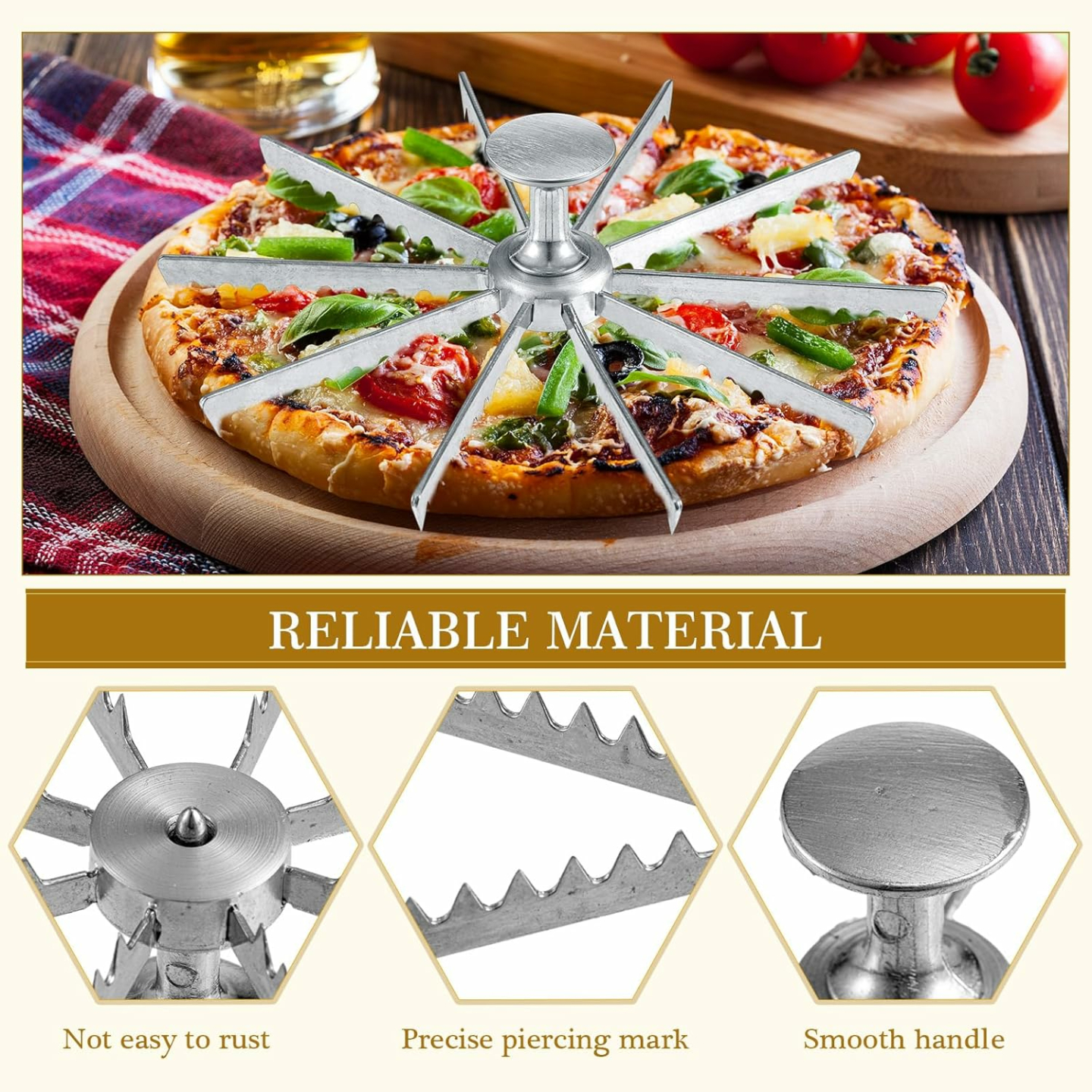 Hushee Cake Marker & Portion Divider 3 Pcs Set