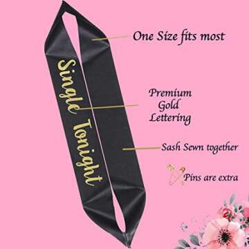 GEMICH Bride Sash Set - Perfect for Bridal Parties