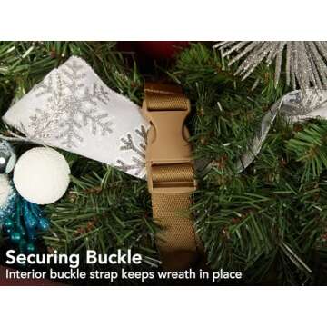 Covermates Keepsakes Christmas Wreath Storage Bag – Heavy Duty Polyester, Interior Pouch, Dual Zipper Pulls - Holiday Storage, Green